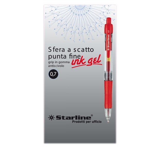 Penna sfera scatto con - a,