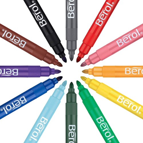 Penne berol colori assortiti - penne,