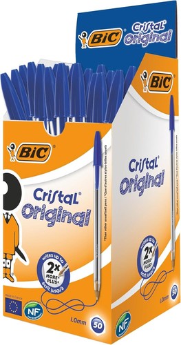 Bic penne blu sfera cristal - bic,