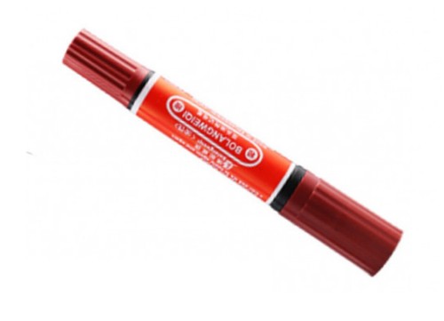 Pennarello indelebile rosso - pennarello,