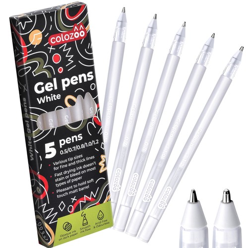 Set penne gel bianche con - 5,