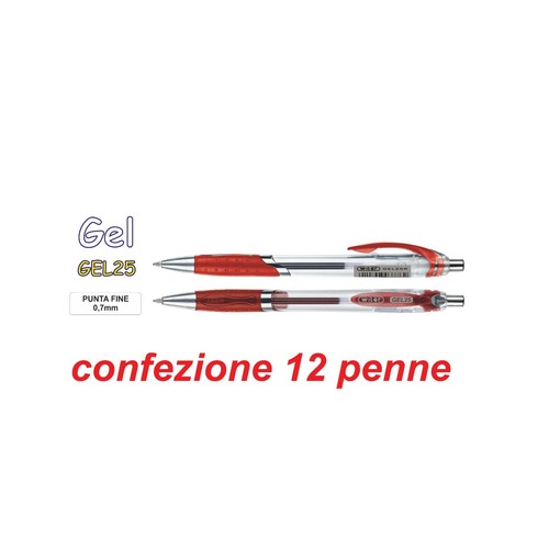 Penna gel scatto punta - a,