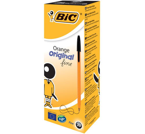 Nuova penna bic orange nera - nuova,