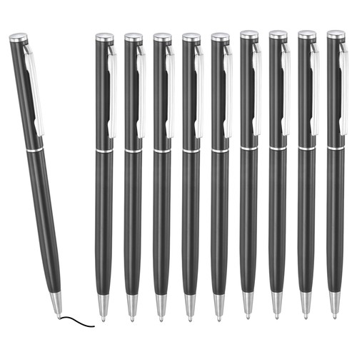 Slim metallic ballpoint pen - slim,