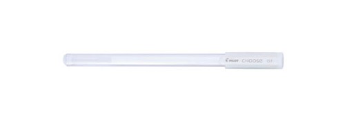 Penna bianca nera rollerball - bianca,,